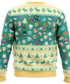 Happy Animal Villagers Animal Crossing Xmas Theme Ugly Christmas Sweater Best Gift For Fans 4