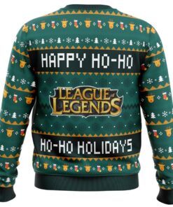 Happy Ho ho ho Holidays League Of Legends Christmas Sweater 4