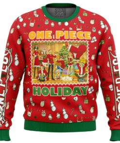 Christmas Style One Piece Character Shanks Ugly Christmas Sweater Best Gift For Fans