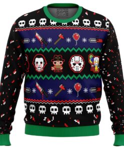 The Nightmare On Elf Street Freddy Krueger Ugly Christmas Sweater Gift