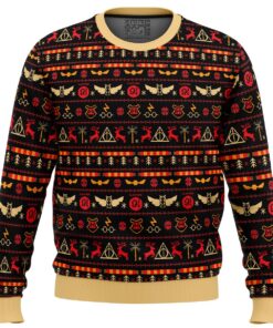 The Sweater That Lived Harry Potter Ugly Xmas Sweater Best Gift For Potterheads