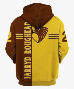 Hawthorn Hawks Jarryd Roughead Zip Hoodie Best Gift For Fans