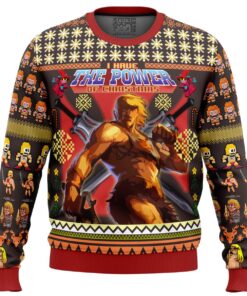 The Evil Power Of Christmas He-man Christmas Sweater Women