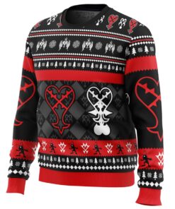 Heartless Christmas Kingdom Hearts Unisex Style Ugly Christmas Sweater Best Gift For Fans 2