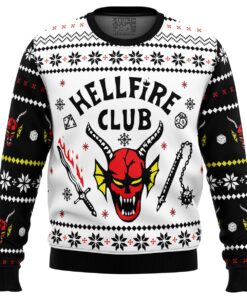 Hellfire Club Stranger Things Ugly Sweater