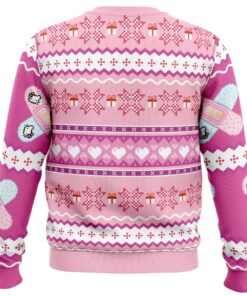 Hello Christmas Hello Kitty Cute Pink Christmas Sweater Best Gift For Sanrio Fans