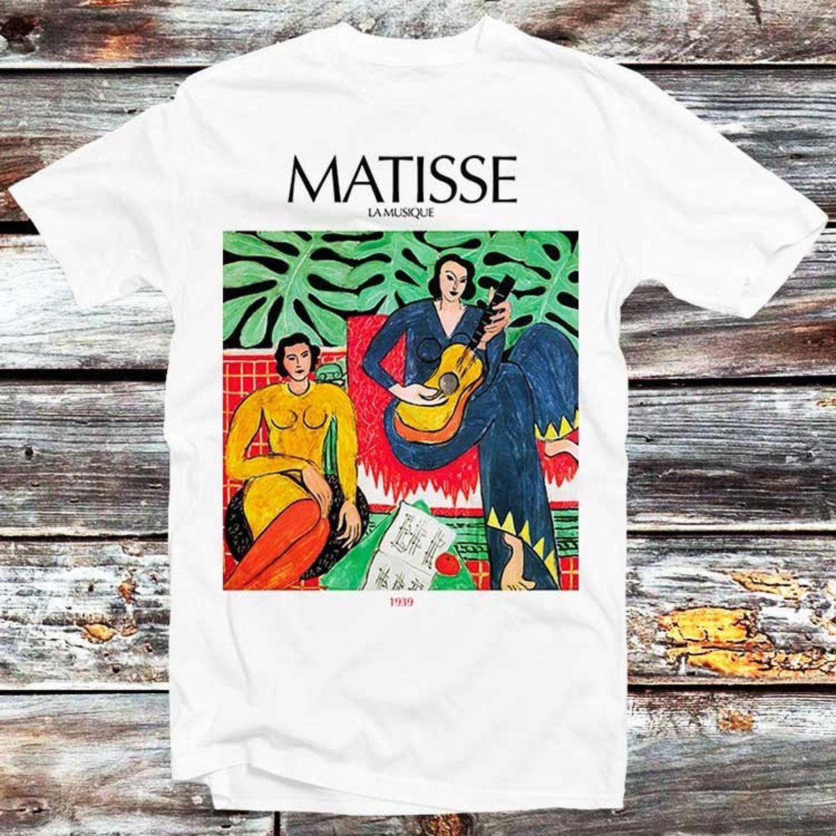 Henri Matisse Artworks La Musique Unisex T-shirt Aesthetic Shirt For Family Friend