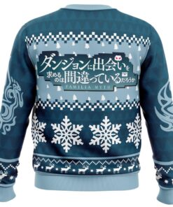 Hestia Familia Emblem Danmachi Christmas Sweater For Men And Women 4