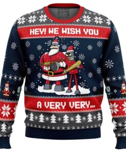 Hey We Wish You A Futurama Funny Ugly Christmas Sweater Best Gift For Men Women 1