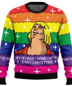 The Good Power Of Christmas He-man Funny Ugly Xmas Sweater Gift For Masters Of The Universe Fans