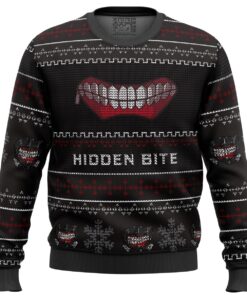 Tokyo Ghoul Dark Kaneki Ken Black Ugly Christmas Sweater Gift For Manga Anime Fans