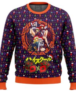 High School Dxd Chibi Girls Ugly Christmas Sweater