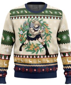 Himiko Tora Christmas My Hero Academia Womens Ugly Christmas Sweater 1