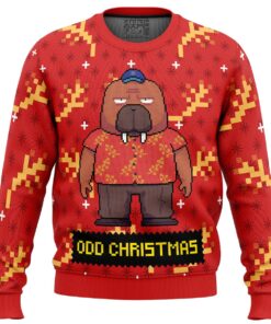 Hiroshi Odokawa Odd Taxi Ugly Christmas Sweater Gift 1