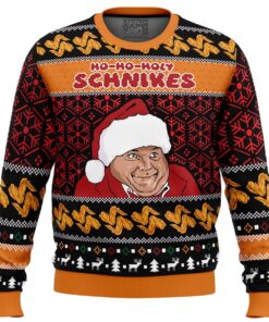 Ho Ho Holy Schnikes Tommy Boy Ugly Sweater 1