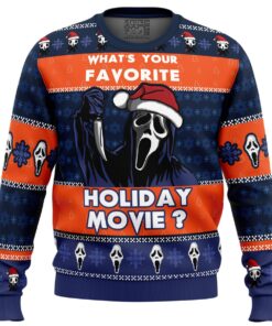 Scream Holiday Funny Ugly Christmas Sweater Xmas Gift For Horror Movie Fans