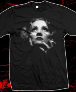 Hollywood Famous Actress Marlene Dietrich Vintage T-shirt