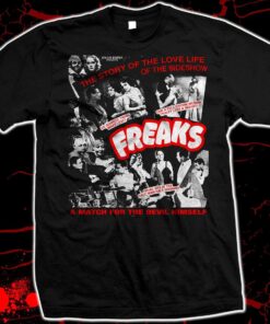 Horror Film Freaks Vintage Style T-shirt Gift For Fans