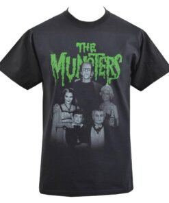 Horror Tv Series The Munsters Graphic T-shirt