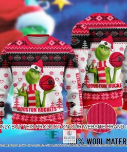 Houston Rockets The Grinch Best Ugly Christmas Sweater