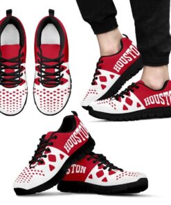 Houston Rockets White Red Running Shoes Best Gift For Fans