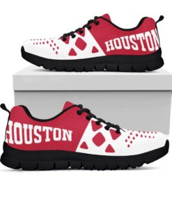 Houston Rockets White Red Running Shoes Best Gift For Fans 4