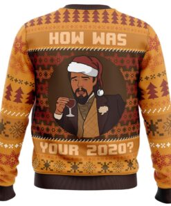 How Was Your 2020 Django Unchained Plus Size Ugly Christmas Sweater 2