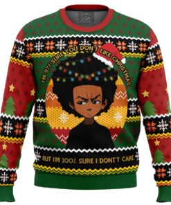 The Boondocks Sitcom Series Plus Size Ugly Xmas Sweater Best Holiday Gift For Fans