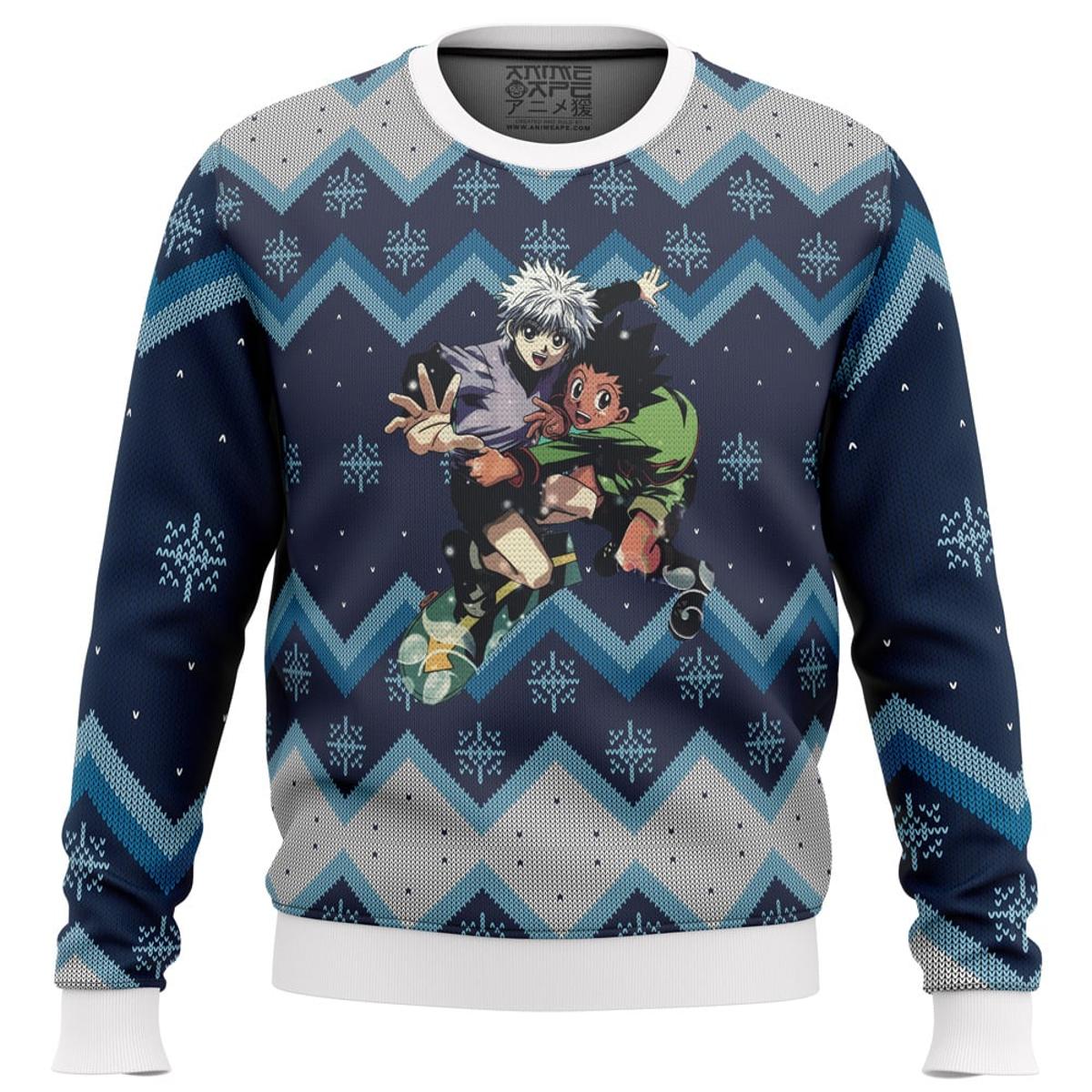 Gundam Bandai Navy Unisex Ugly Christmas Sweater Best Gift For Fans