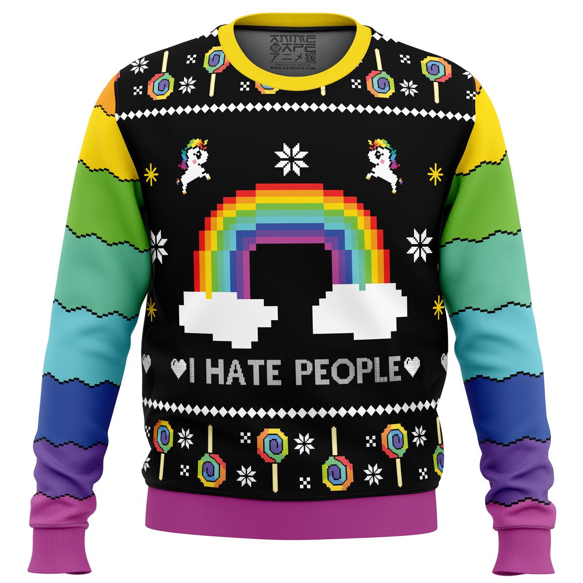 Merry Christmas Psychos Borderlands Funny Ugly Christmas Sweater