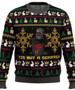 The Melting Knight Monty Python Ugly Christmas Sweater Best Funny Xmas Gift For Fans