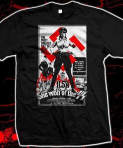 Ilsa, She Wolf Of The Ss Movie Poster T-shirt Gifts For Movie Lovers