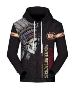 Indian Motorcycles Since 1901 Zip Up Hoodie For Fans 1