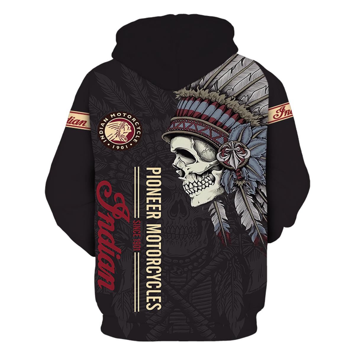 Indian Motorcycles Since 1901 Zip Hoodie For Fans