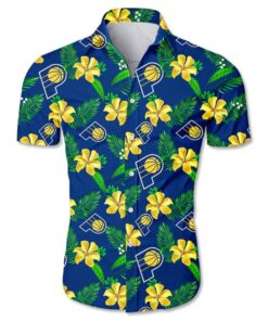 Indiana Pacers Floral Hawaiian Shirt Best Gift For Nba Fans