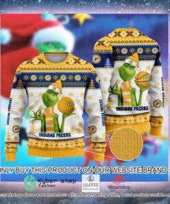 Indiana Pacers The Grinch Ugly Christmas Sweater Gift