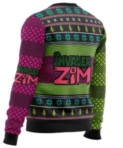 Invader Zim Pixel Art Style Ugly Christmas Sweater Funny Gift For Fans 3