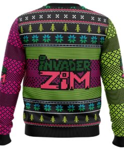 Invader Zim Pixel Art Style Ugly Christmas Sweater Funny Gift For Fans 4