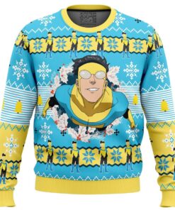 Merry Thiccmas Omni Man Invincible Plus Size Ugly Christmas Sweater