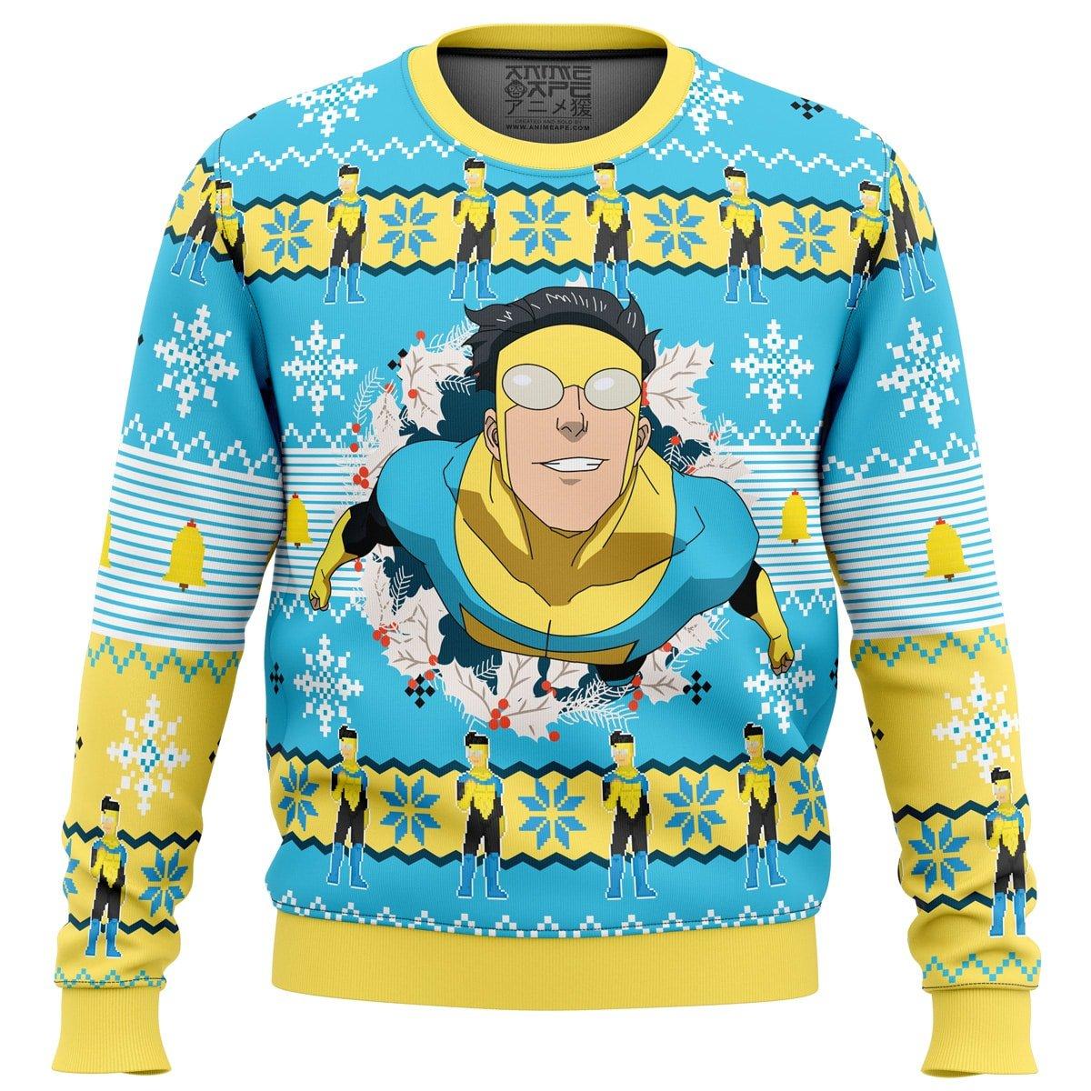 Merry Thiccmas Omni Man Invincible Plus Size Ugly Christmas Sweater