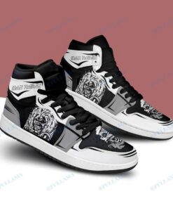 Iron Maiden Black White Air Jordan 1 High Sneakers For Fans 3