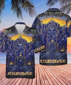 Iron Maiden Powerslave Vintage Hawaiian Shirt Gift For Fans