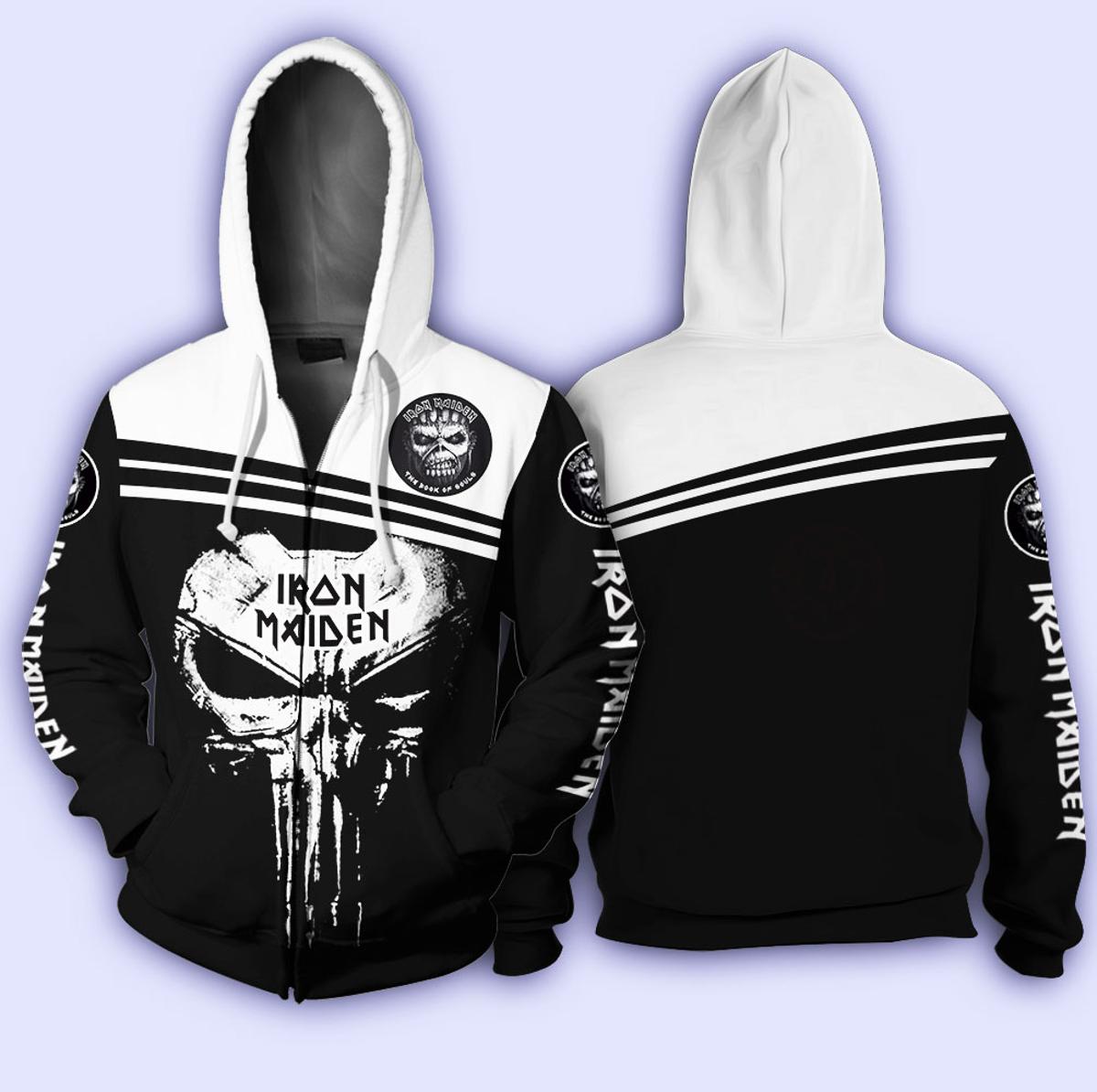 Iron Maiden Special Style Zip Hoodie For Fans