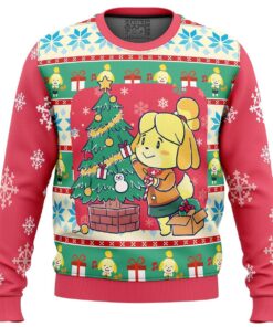 Isabelle Animal Crossing Best Ugly Christmas Sweaters 1