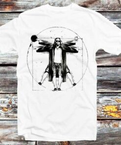 Jesus Vitruvian Man The Big Lebowski Parody T-shirt Fans Gifts