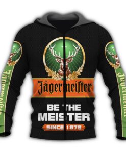 J?germeister Be The Meister Black Best Zip Hoodie