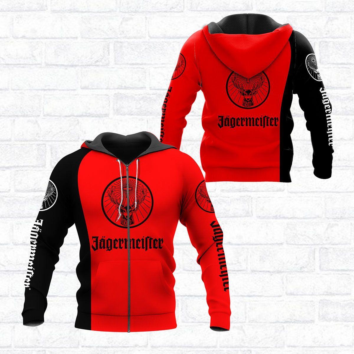 J?germeister Be The Meister Black Best Zip Hoodie