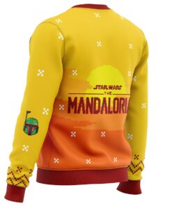 Jingle All The Way Mandalorian Best Ugly Christmas Sweaters 3