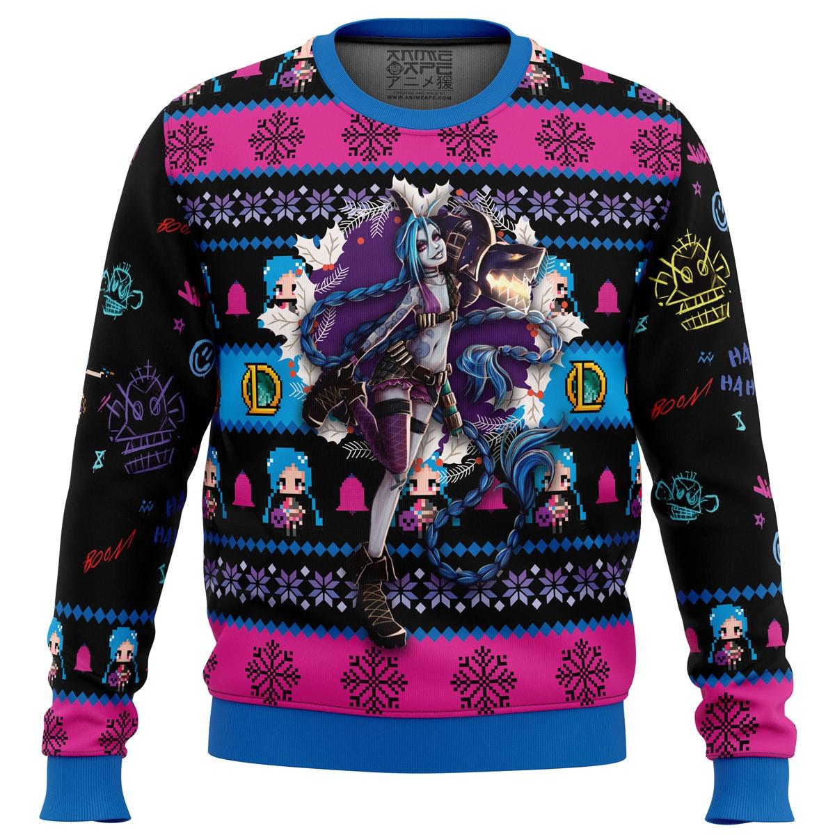 Jinx League Of Legends Best Ugly Christmas Sweaters