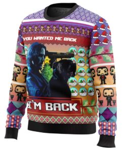 John Wick Im Back Funny Ugly Christmas Sweater Xmas Outfit For Fans 2